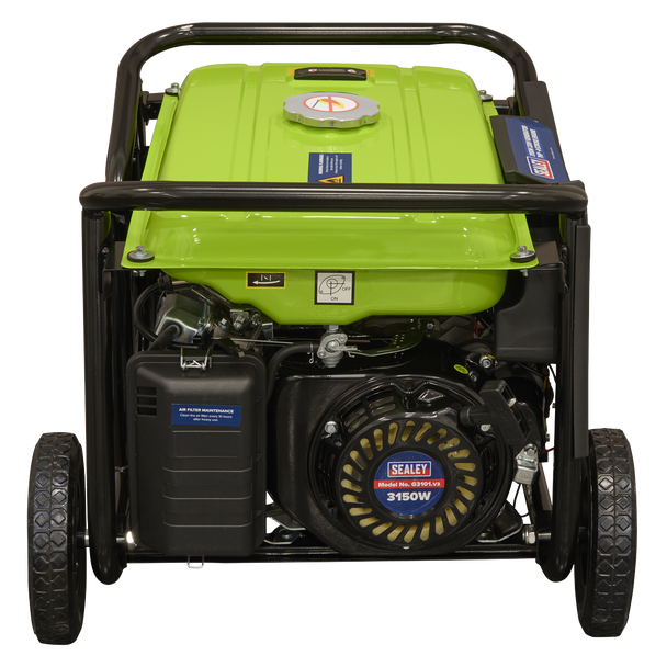 Sealey G3101 │3150W Generator 7hp 4-Stroke Engine 230V