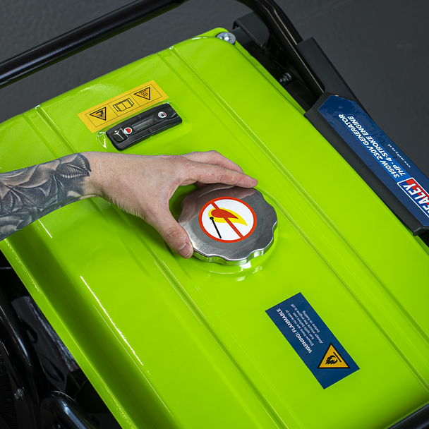 Sealey G3101 │3150W Generator 7hp 4-Stroke Engine 230V