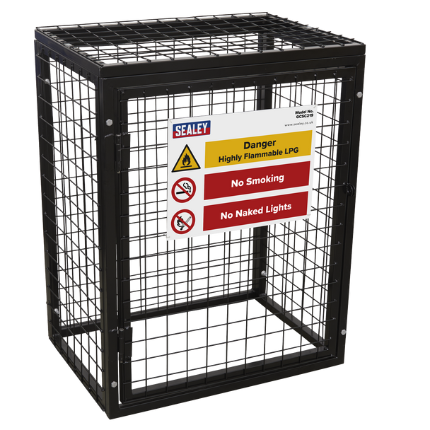 Sealey GCSC219 │Gas Cylinder Safety Cage - 2 x 19kg