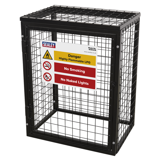 Sealey GCSC219 │Gas Cylinder Safety Cage - 2 x 19kg