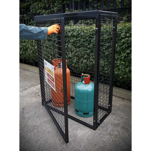 Sealey GCSC247 │ Gas Cylinder Safety Cage - 2 x 47kg
