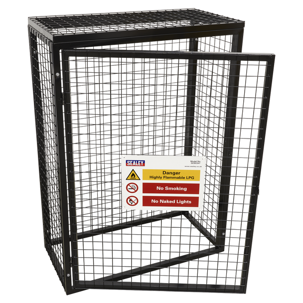 Sealey GCSC247 │ Gas Cylinder Safety Cage - 2 x 47kg