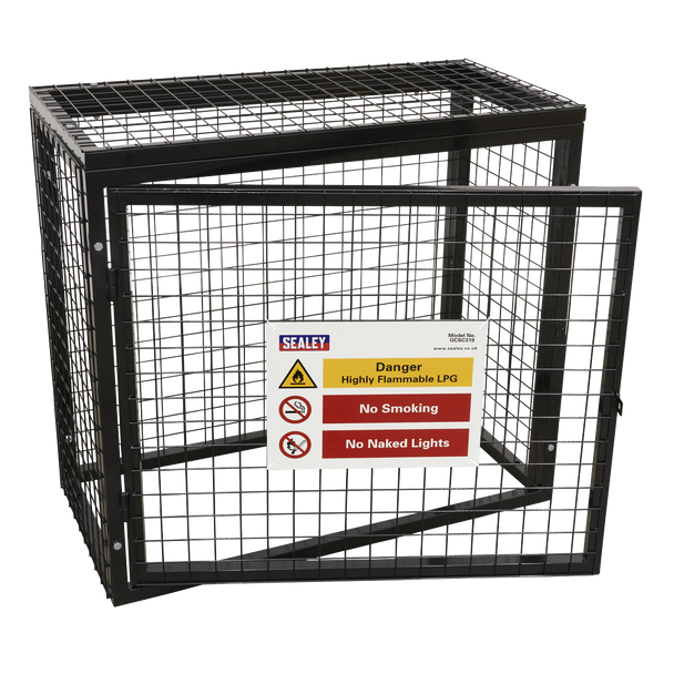 Sealey GCSC319 │ Gas Cylinder Safety Cage - 3 x 19kg