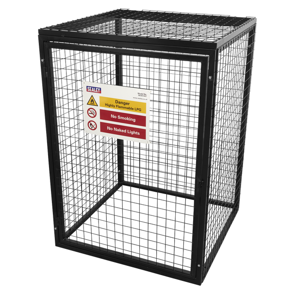 Sealey GCSC447 │Gas Cylinder Safety Cage - 4 x 47kg