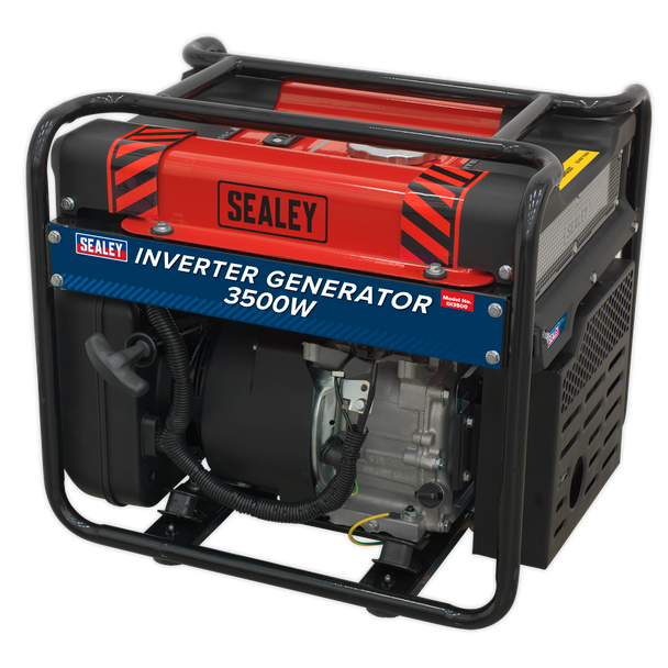 Sealey GI3500 │ 3500W Inverter Generator 4-Stroke Engine 230V