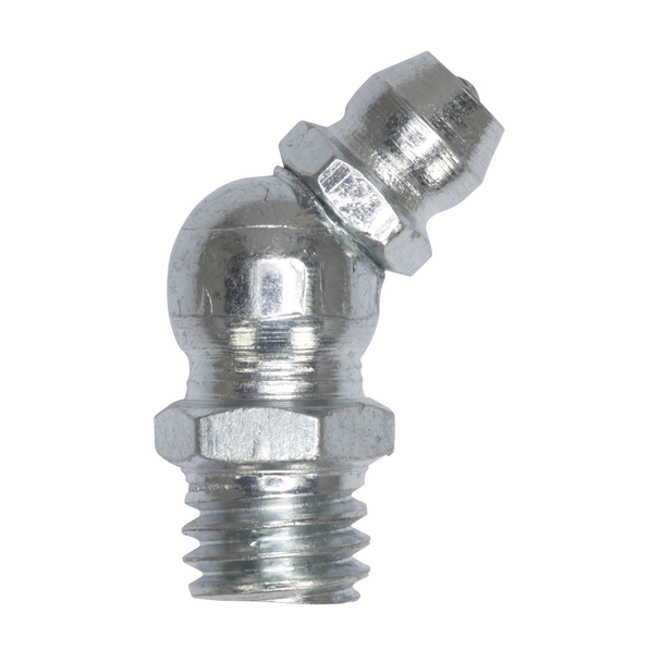 Sealey GNM11 │45° Grease Nipple 8 x 1mm - Pack of 25