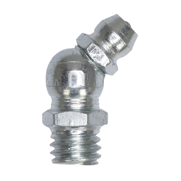 Sealey GNM12 │45° Grease Nipple 8 x 1.25mm - Pack of 25