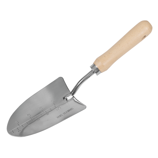 Sealey GTWH003 ⏐ Premier Hand Trowel Hand Trowel with Ash Handle & Stainless Steel Blade