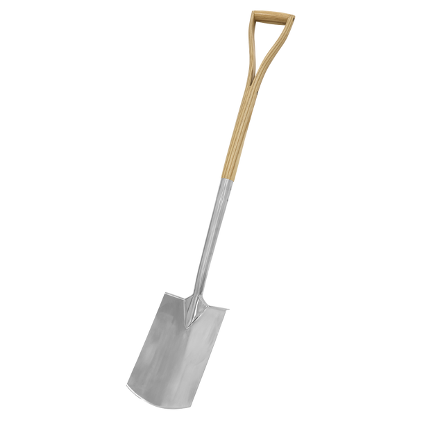 Sealey GTWH015 ⏐ Premier Digging Spade with Ash Y Handle & Stainless Steel Blade