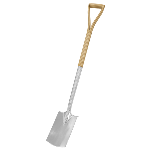 Sealey GTWH017 ⏐ Premier Border Spade with Ash Y Handle & Stainless Steel Blade