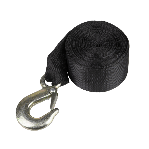 Sealey GWES20 | Trailer Winch Strap with Forged Hook 50mm x 10m 1350kg Breaking Strength