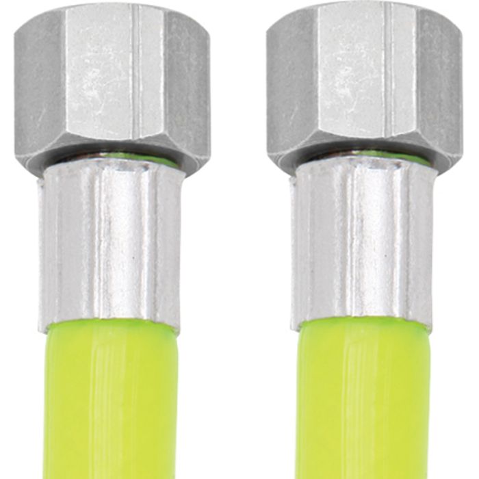 PCL HA2044HV | Hose Assembly Yellow High Visibility 10m of 10mm i/d Hose, Rp 1/4 Swivel Ends