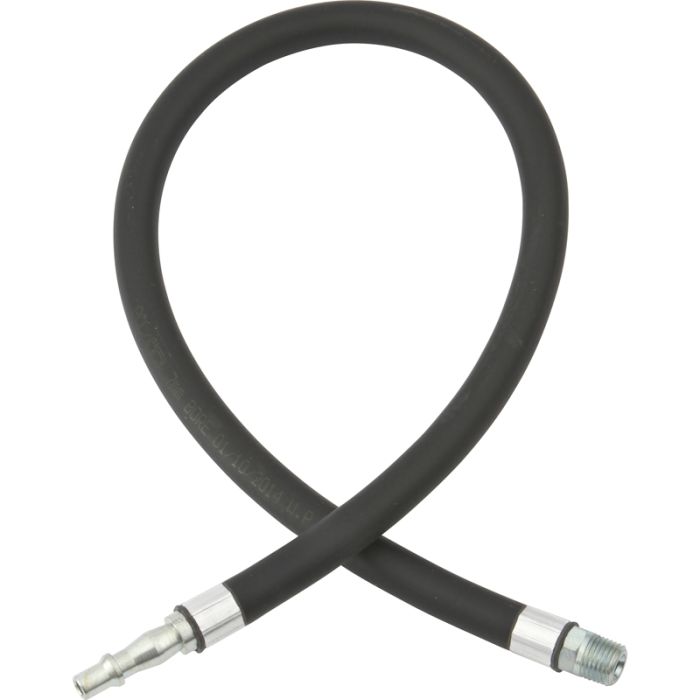 PCL HA2124N | Anti Whip Hose 0.6m of 7mm i/d Hose, Standard Adaptor & 1/4 NPT Male End Fitting