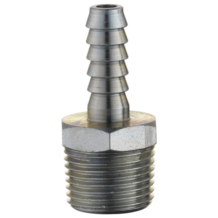 PCL HC6904 | Hose Tail 6.35mm (1/4) i/d Hose to Male Thread R 3/8