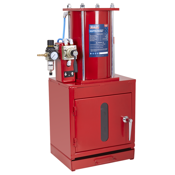 Sealey HCC08 | Pneumatic Paint Can Crusher 2.2 Tonne