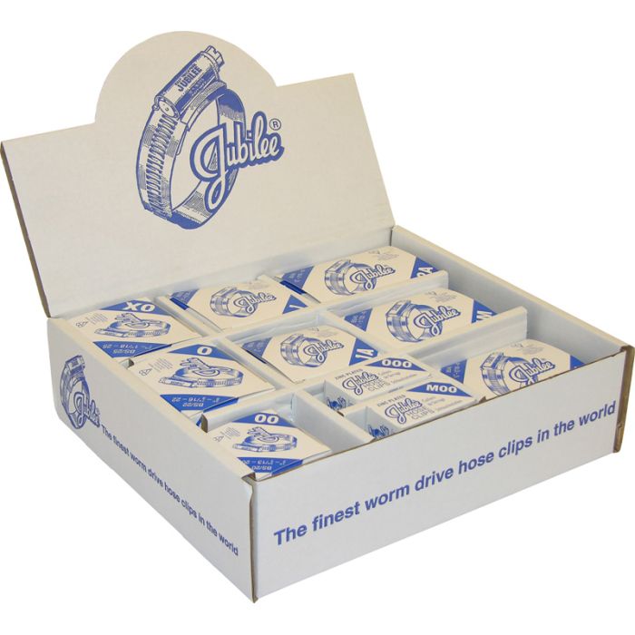 PCL HP100 | Jubilee Handy Pack 100 Hose Clips (Mild Steel Zinc Plated)