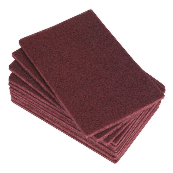 Sealey HP1523M ⏐ Abrasive Finishing Pad 150 x 230mm, Medium - Pack of 10