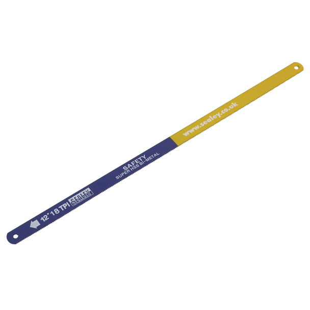 Sealey HSB0218 ⏐ HSS Bi-Metal Hacksaw Blade 18tpi 300mm - Pack of 2