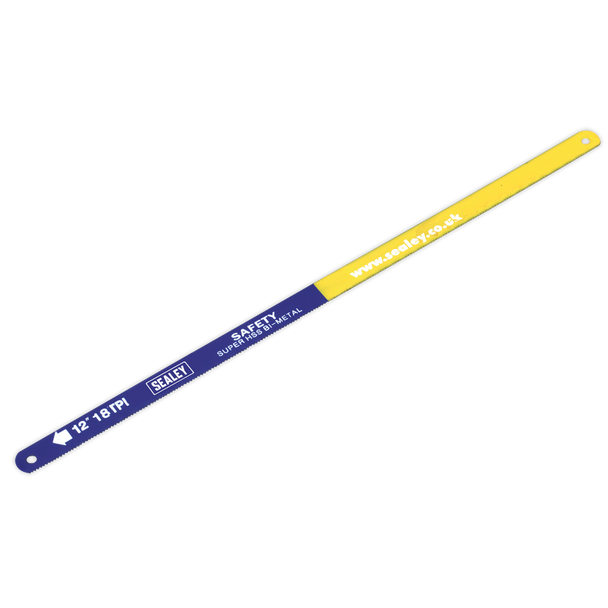 Sealey HSB1018 ⏐ HSS Bi-Metal Hacksaw Blade 18tpi 300mm - Pack of 10
