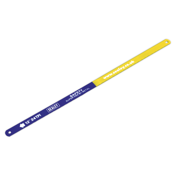 Sealey HSB1024 ⏐ HSS Bi-Metal Hacksaw Blade 24tpi 300mm - Pack of 10