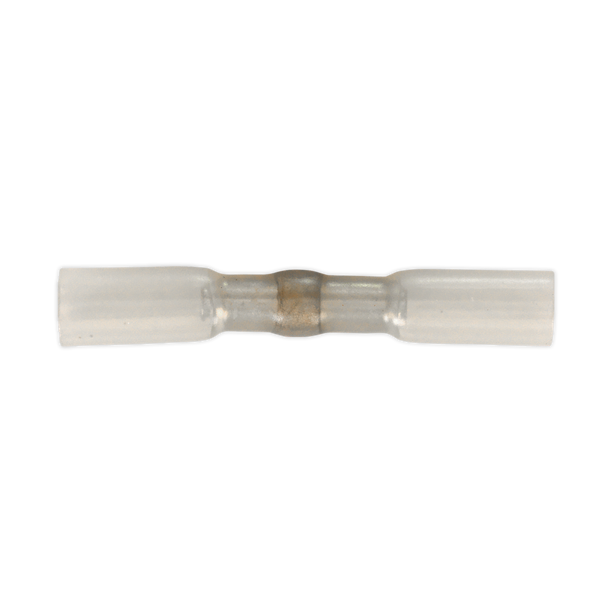 Sealey HSSB25C ⏐ Heat Shrink Butt Connector with Crimp & Solder, Clear - Pack of 25