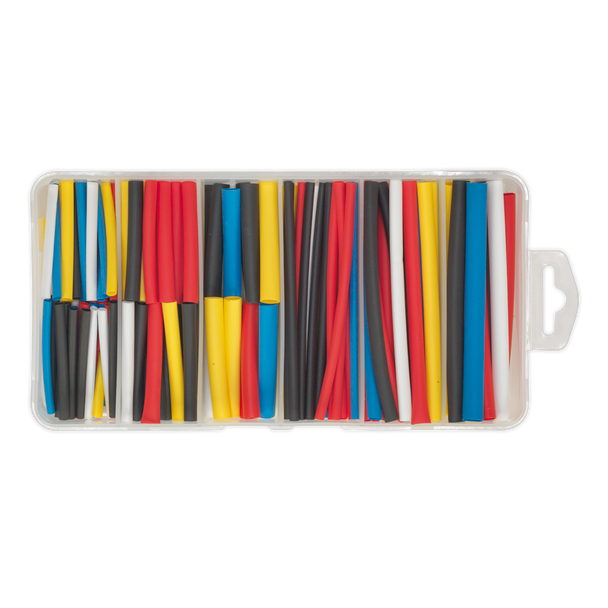 Sealey HST501MC ⏐ Heat Shrink Tubing Assortment 50 & 100mm 180pc - Mixed Colours