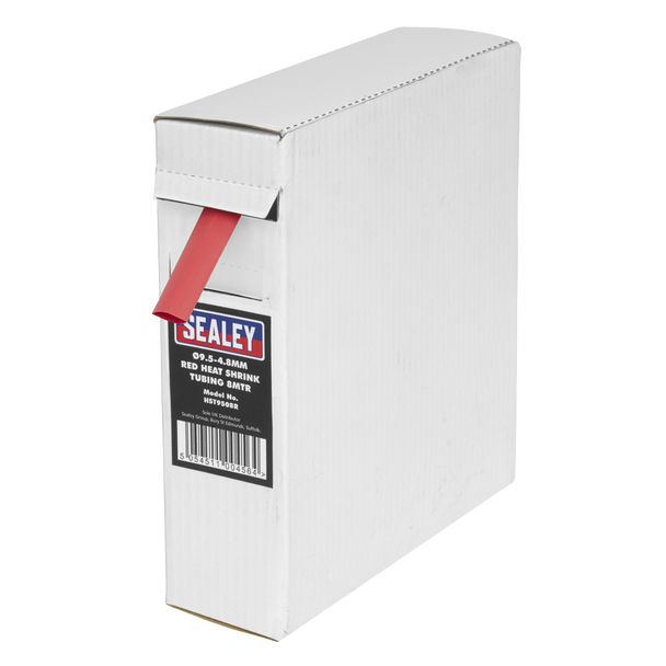 Sealey HST9508R ⏐ Heat Shrink Tubing 9.5-4.8mm 8m - Red