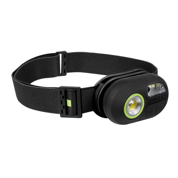 Sealey HT300R ⏐ Rechargeable Headlight with Auto-Sensor 3W COB & 1W SMD LED