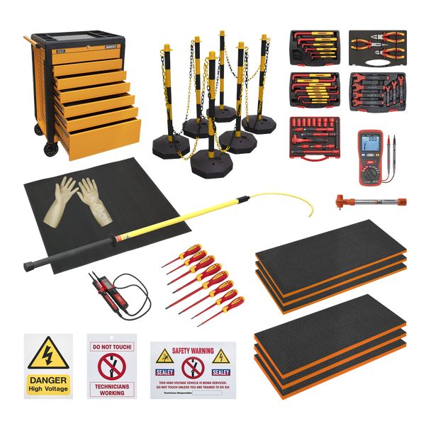 Sealey HVCOM1⏐ EV/Hybrid Master Tool Kit 19pc