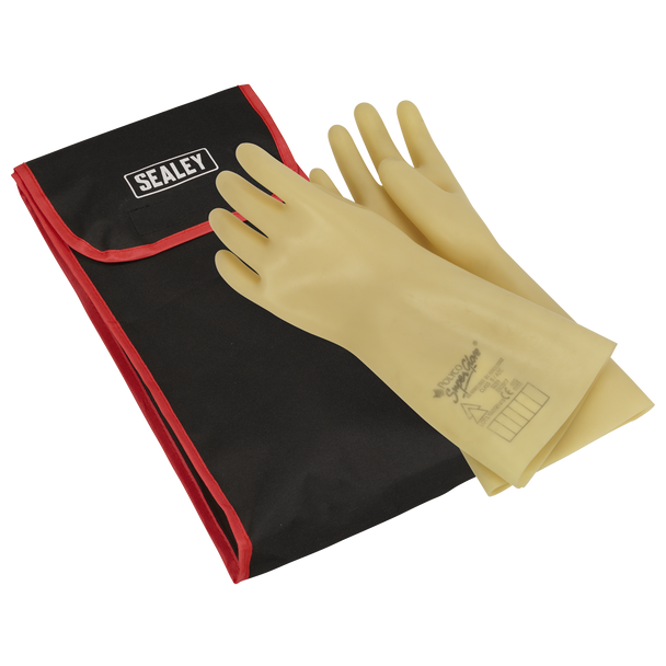 Sealey HVGBCOMBO ⏐ Electrician's Safety Gloves with Bag 1kV AC