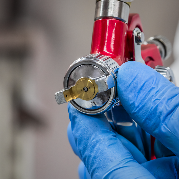 Sealey HVLP731 ⏐ Workshop Series HVLP Gravity Feed Touch-Up Spray Gun 0.8mm Set-Up