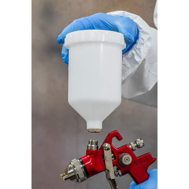 Sealey HVLP741 ⏐ Workshop Series HVLP Gravity Feed Spray Gun 1.3mm Set-Up