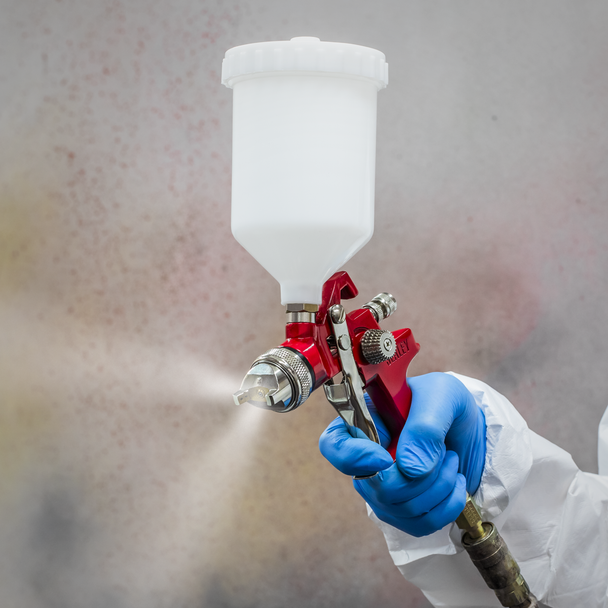 Sealey HVLP741 ⏐ Workshop Series HVLP Gravity Feed Spray Gun 1.3mm Set-Up