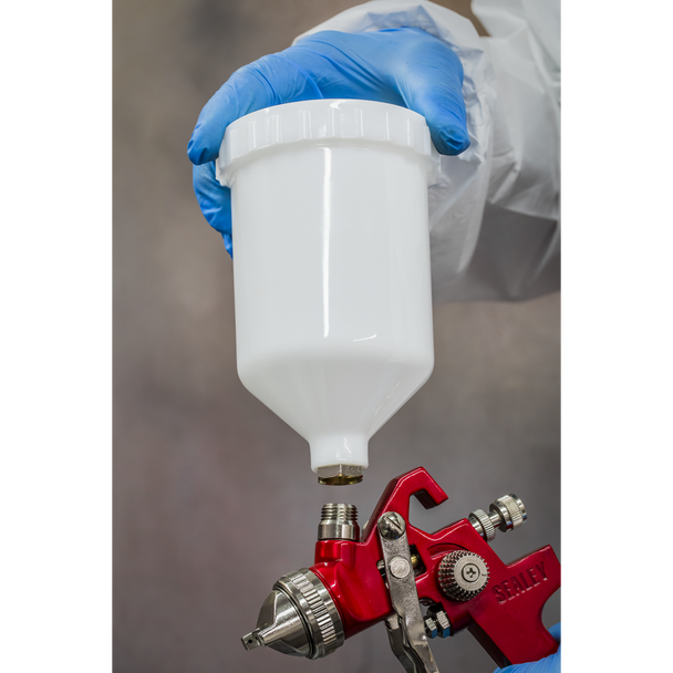 Sealey HVLP742 ⏐ Workshop Series HVLP Gravity Feed Spray Gun 2mm Set-Up