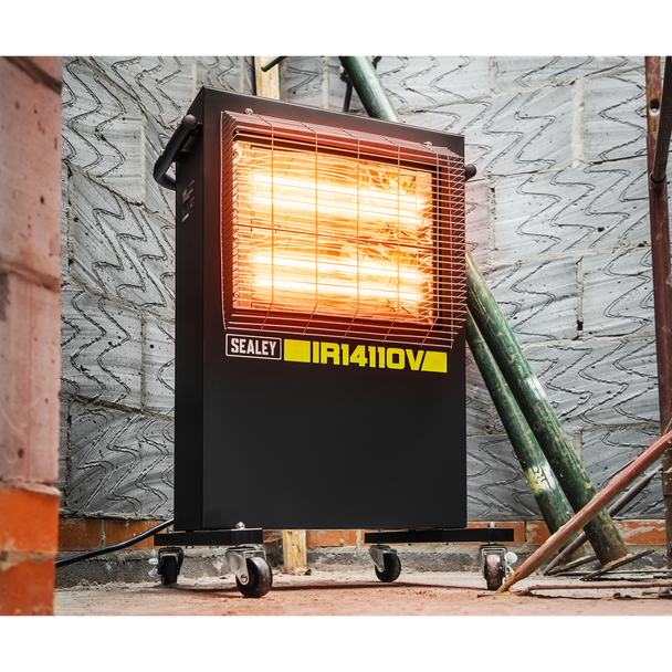 Sealey IR14110V ⏐ Infrared Cabinet Heater 1.2/2.4kW 110V