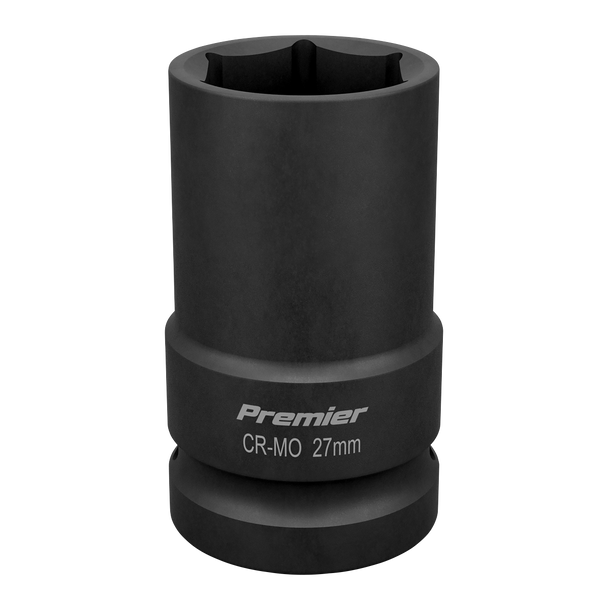 Sealey IS127D ⏐ Premier Deep Impact Socket 1"Sq Drive 27mm