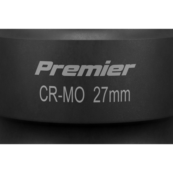 Sealey IS127 ⏐ Premier Impact Socket 1"Sq Drive 27mm