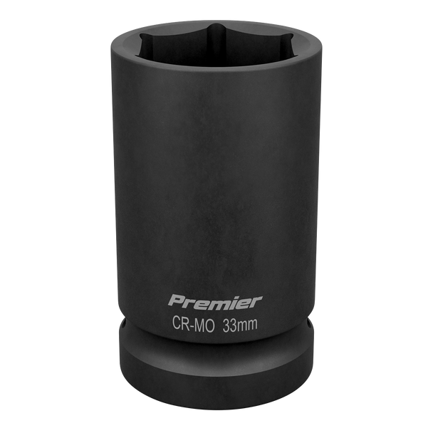 Sealey IS133D ⏐ Premier Deep Impact Socket 1"Sq Drive 33mm