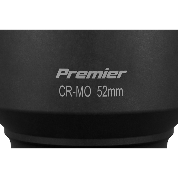 Sealey IS152D ⏐ Premier Deep Impact Socket 1"Sq Drive 52mm