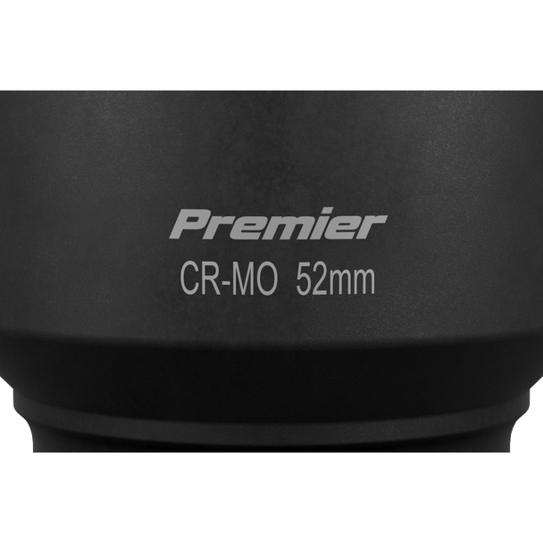 Sealey IS152 ⏐ Premier Impact Socket 1"Sq Drive 52mm