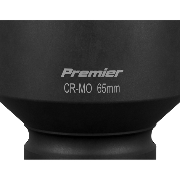 Sealey IS165D ⏐ Premier Deep Impact Socket 1"Sq Drive 65mm