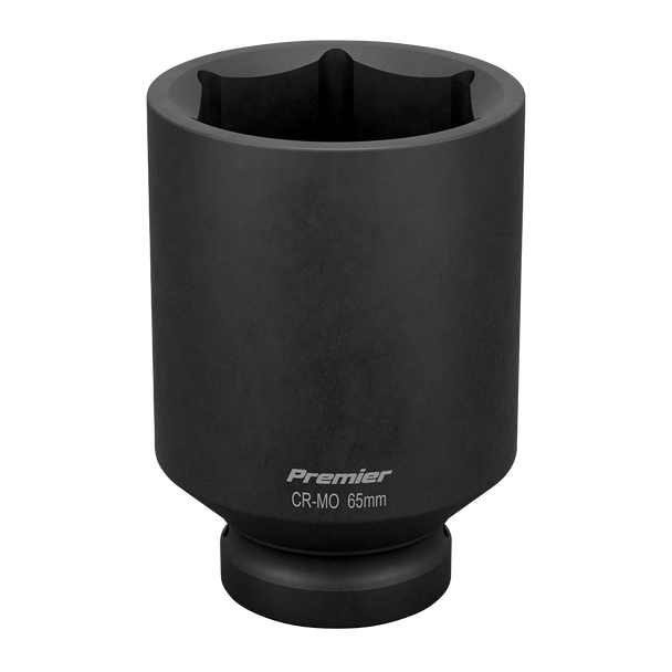 Sealey IS165D ⏐ Premier Deep Impact Socket 1"Sq Drive 65mm