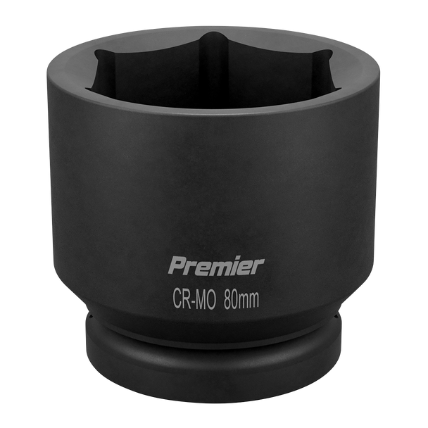 Sealey IS180 ⏐ Premier Impact Socket 1"Sq Drive 80mm