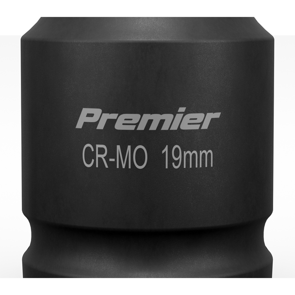 Sealey IS3419D ⏐ Premier Deep Impact Socket 3/4"Sq Drive 19mm
