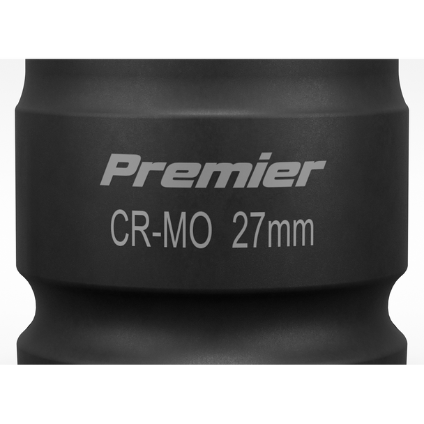 Sealey IS3427 ⏐ Premier Impact Socket 3/4"Sq Drive 27mm