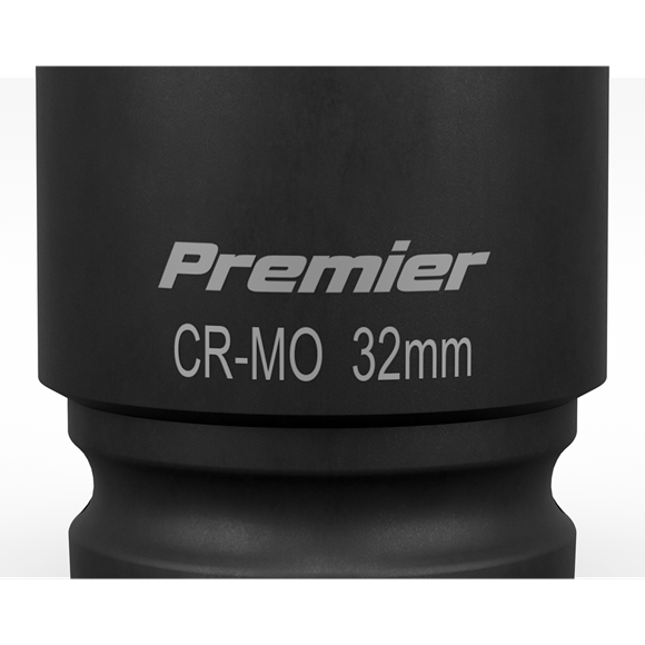 Sealey IS3432D ⏐ Premier Deep Impact Socket 3/4"Sq Drive 32mm