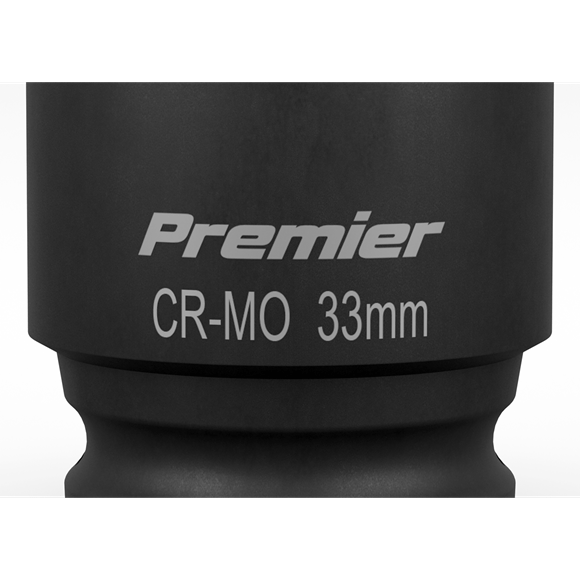Sealey IS3433D ⏐ Premier Deep Impact Socket 3/4"Sq Drive 33mm