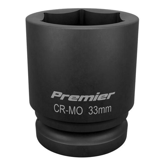 Sealey IS3433 ⏐ Premier Impact Socket 3/4"Sq Drive 33mm