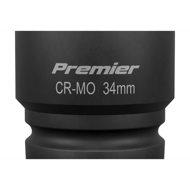 Sealey IS3434 ⏐ Premier Impact Socket 3/4"Sq Drive 34mm