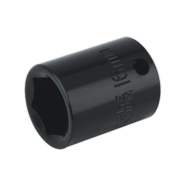 Sealey IS3816 ⏐ Premier Impact Socket 3/8"Sq Drive 16mm